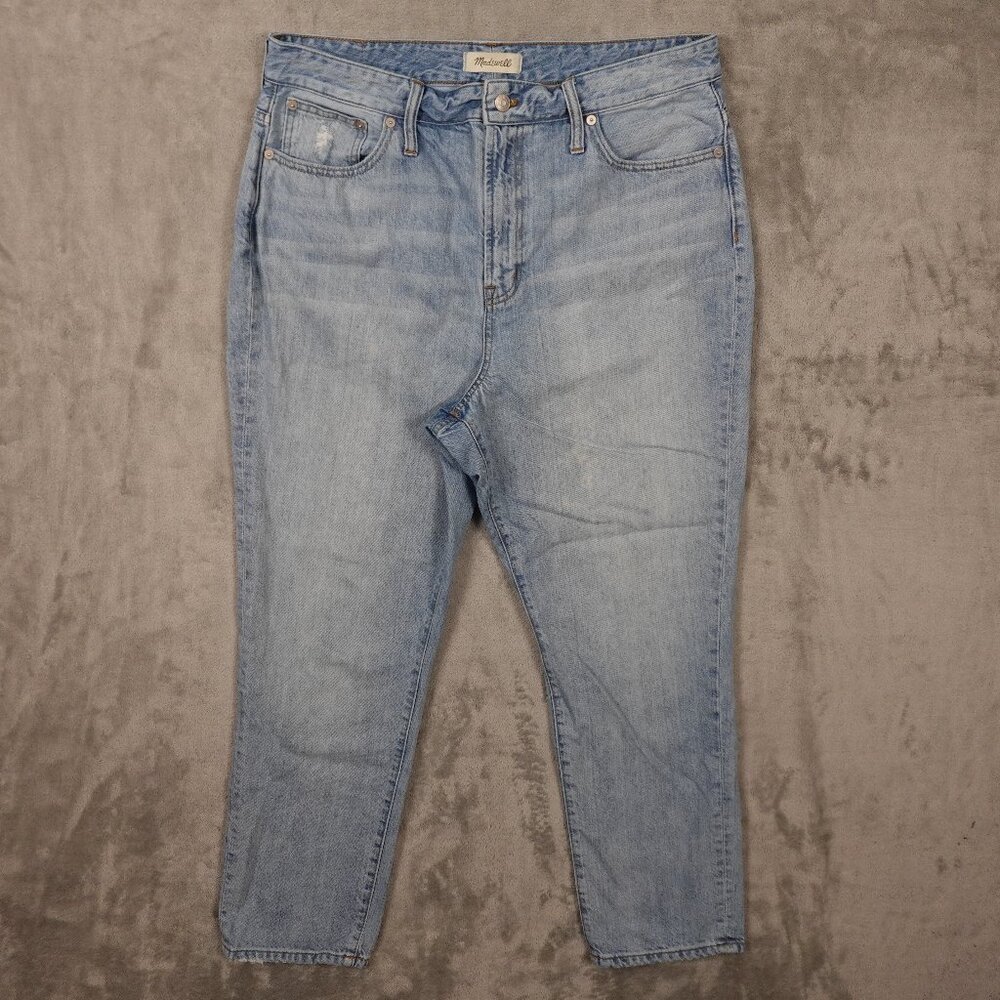 Madewell Jeans The Curvy Perfect Vintage Jean Women's 32 Light Wash Blue Denim‎